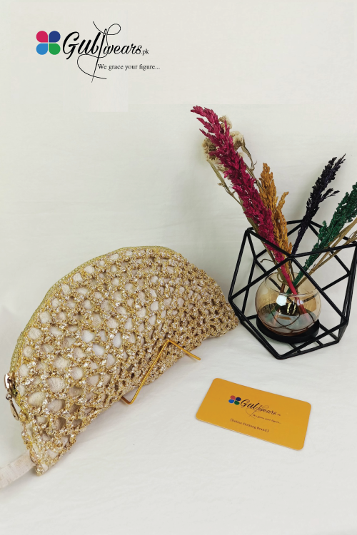 Half Moon Crochet Gotta Classic Clutch Bag GWCB0003