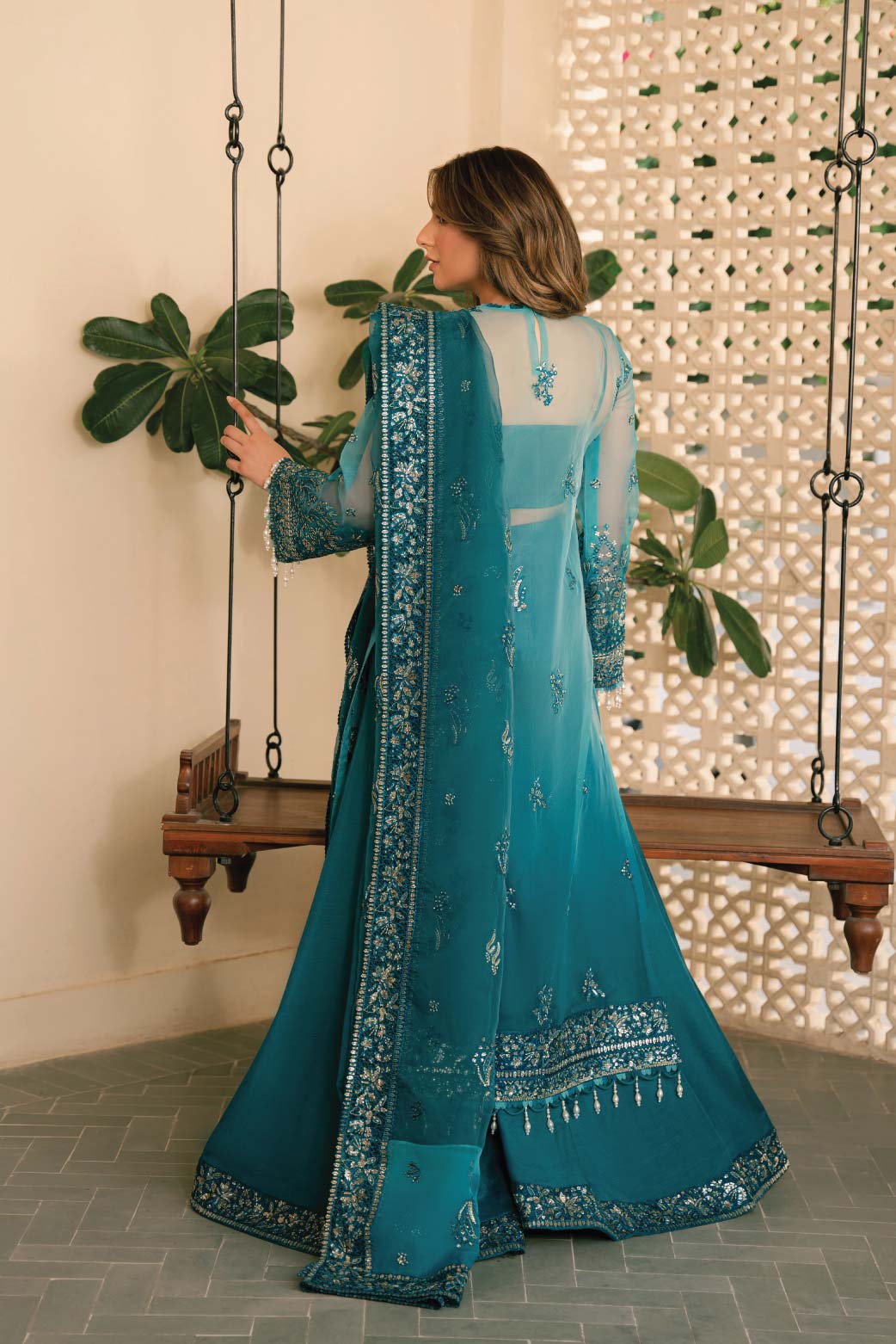 Azyel By Solene Fromal Chiffon 3 Piece Suit LILA AZW-V2-24-10