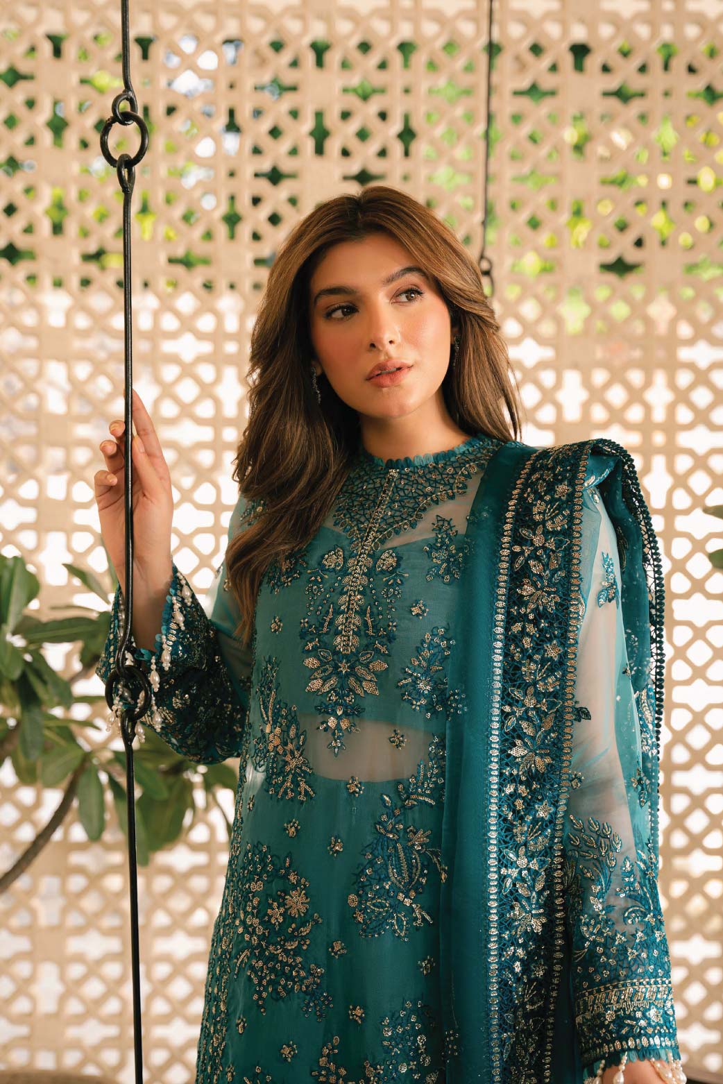 Azyel By Solene Fromal Chiffon 3 Piece Suit LILA AZW-V2-24-10
