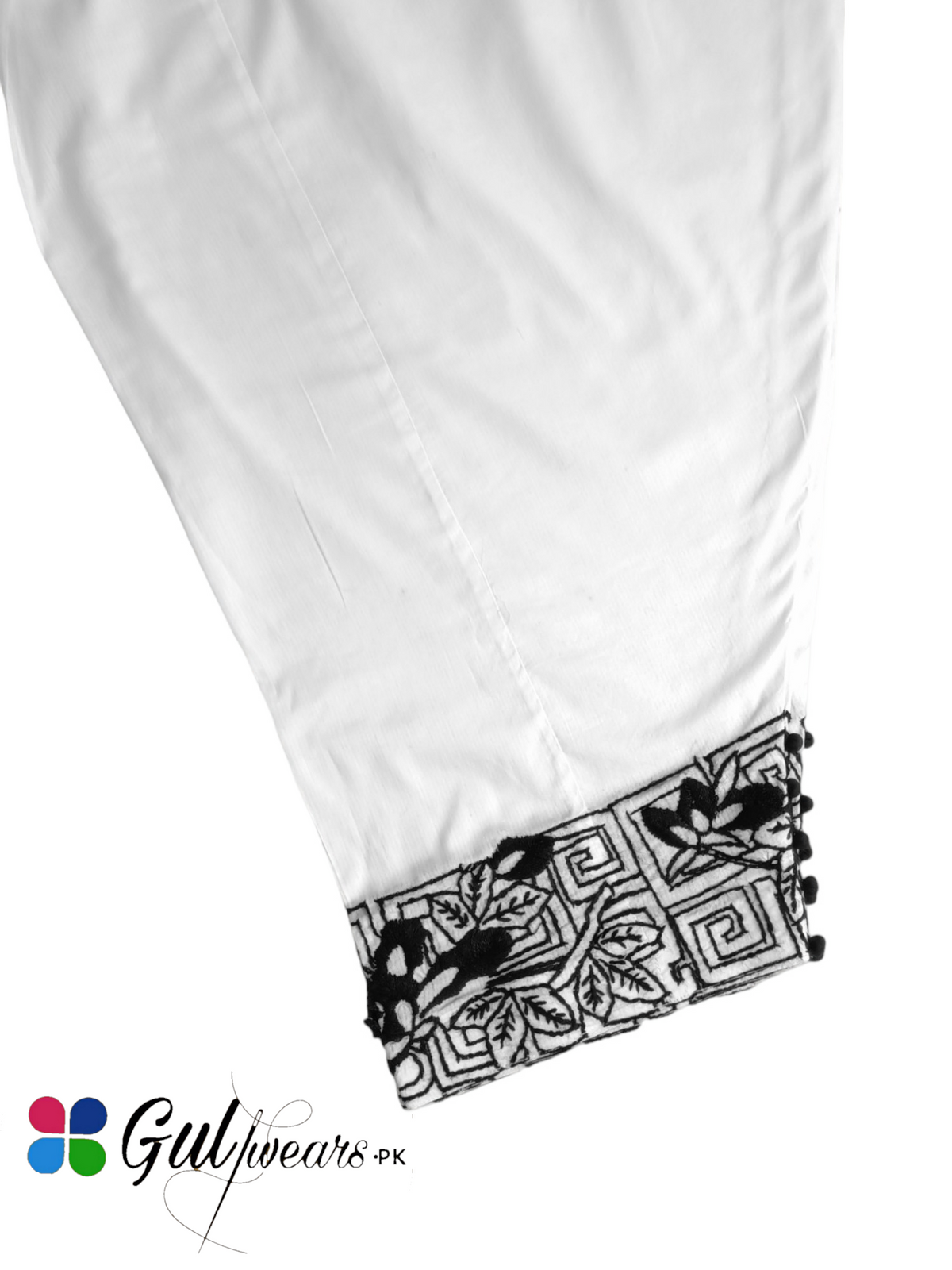 Stitched Lawn Hand Embellished Shalwar GWSh00010-White