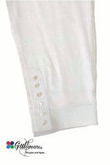 Stitched Slub Linen Trouser GWT00003-White