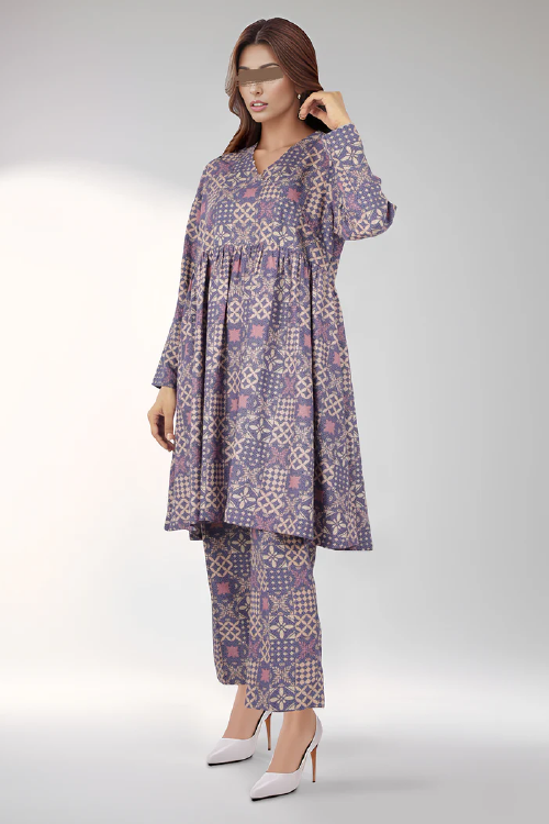 Saya Printed Premium Viscose Khaddar 2PC - U07-24310-10B