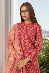 Saya Printed Premium Cotton Viscose 3PC - U01-24319-12B