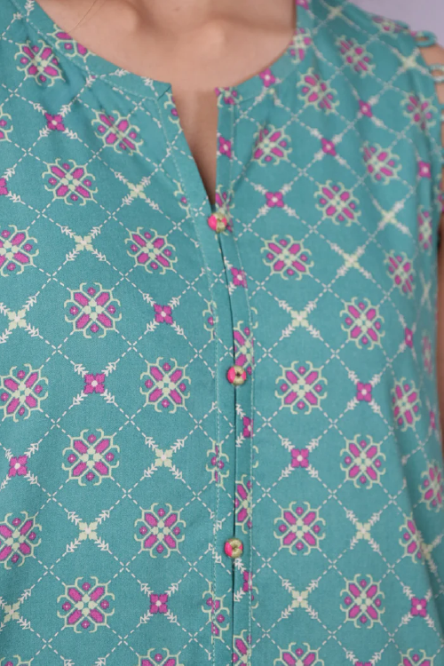 Saya Printed Premium Cotton Viscose 3PC - U01-24319-13A