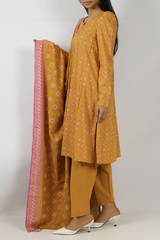 Saya Printed Premium Cotton Viscose 3PC - U01-24319-13B