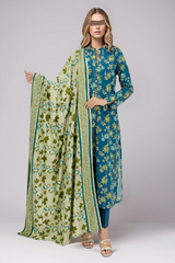 Saya Printed Premium Cotton Viscose 3PC - U01-24319-15C