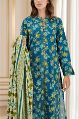 Saya Printed Premium Cotton Viscose 3PC - U01-24319-15C