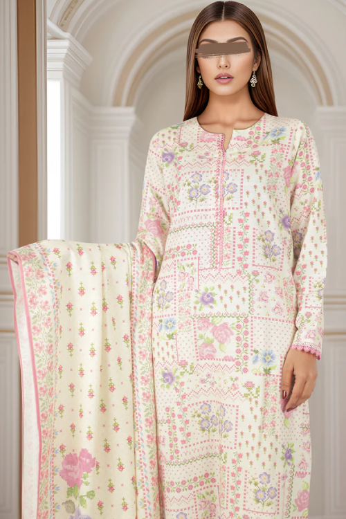 Saya Printed Premium Khaddar 3PC - U04-24346-09B