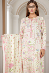 Saya Printed Premium Khaddar 3PC - U04-24346-09B