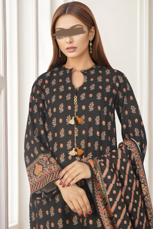 Saya Printed Premium Khaddar 3PC - U04-24346-12A