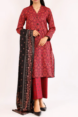 Saya Printed Premium Khaddar 3PC - U04-24386-01B