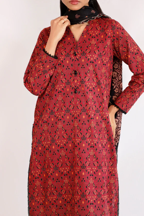 Saya Printed Premium Khaddar 3PC - U04-24386-01B