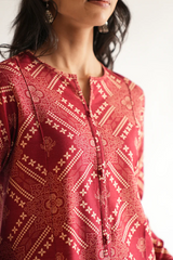 Saya Printed Premium Khaddar 3PC - U04-24386-04A