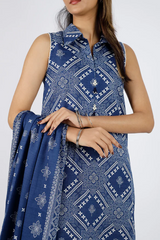 Saya Printed Premium Khaddar 3PC - U04-24386-04B