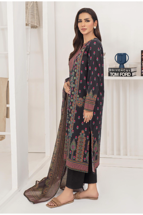 Limelight Summer Printed Lawn 2-Piece Black-U3509