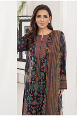 Limelight Summer Printed Lawn 2-Piece Black-U3509