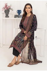 Limelight Summer Printed Lawn 2-Piece Black-U3509