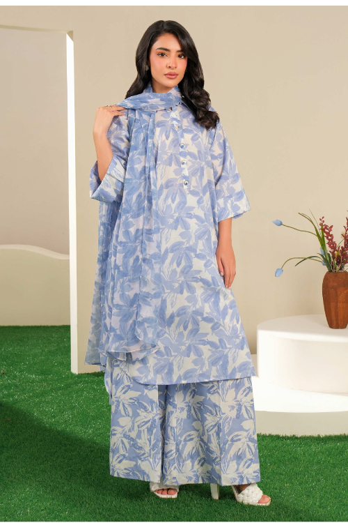 Limelight Summer Printed Lawn 3-Piece Blue-U3746