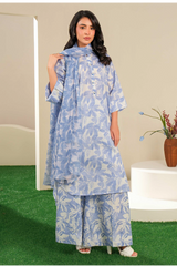 Limelight Summer Printed Lawn 3-Piece Blue-U3746