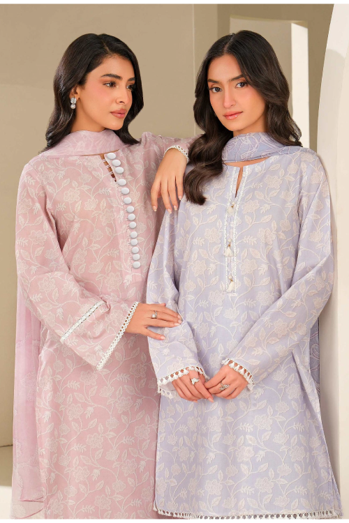 Limelight Summer Printed Lawn 3-Piece Pink-U3857