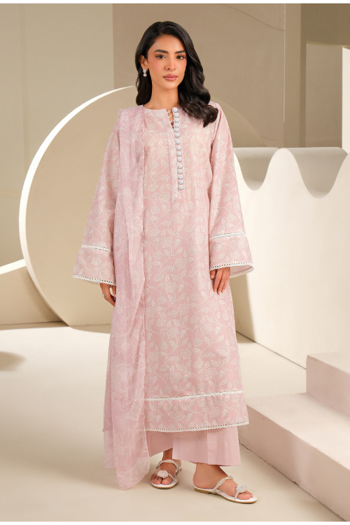Limelight Summer Printed Lawn 3-Piece Pink-U3857