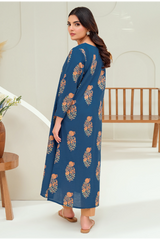Limelight Summer Printed Lawn Shirt Blue 1-Piece-U3942