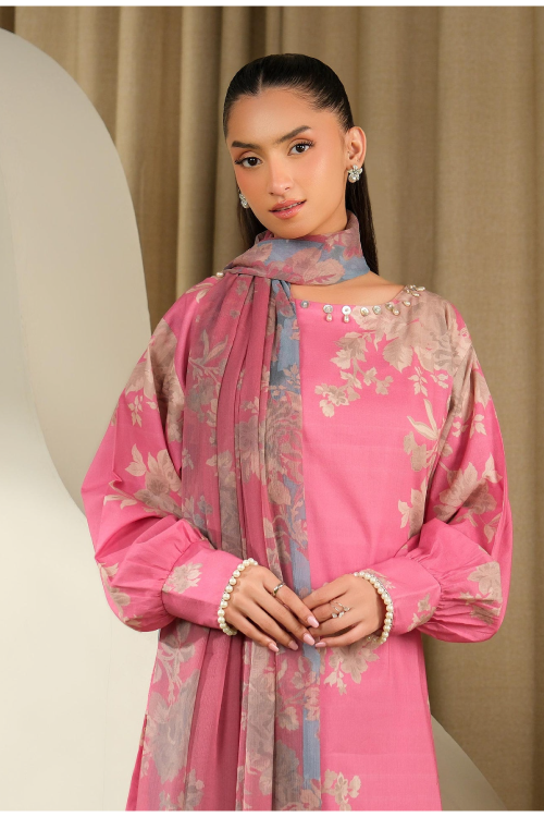 Limelight Summer Printed Lawn 2-Piece Pink-U4012