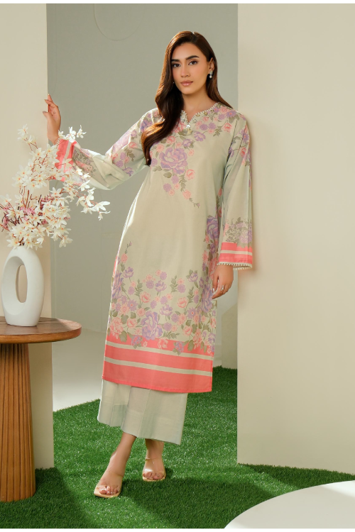 Limelight Summer Printed Lawn 2-Piece Sea Green-U4018