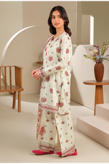 Limelight Summer Printed Lawn 3-Piece Beige-U4030