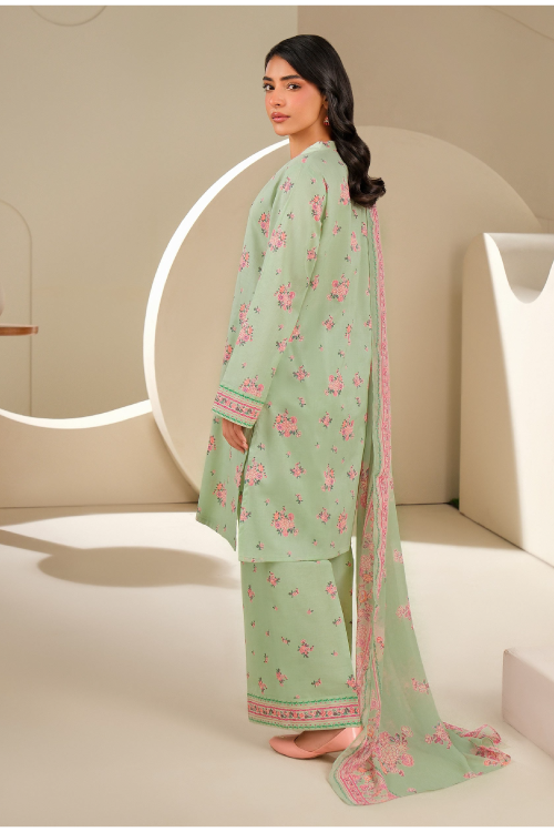 Limelight Summer Printed Lawn 3-Piece Green-U4030
