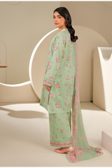 Limelight Summer Printed Lawn 3-Piece Green-U4030