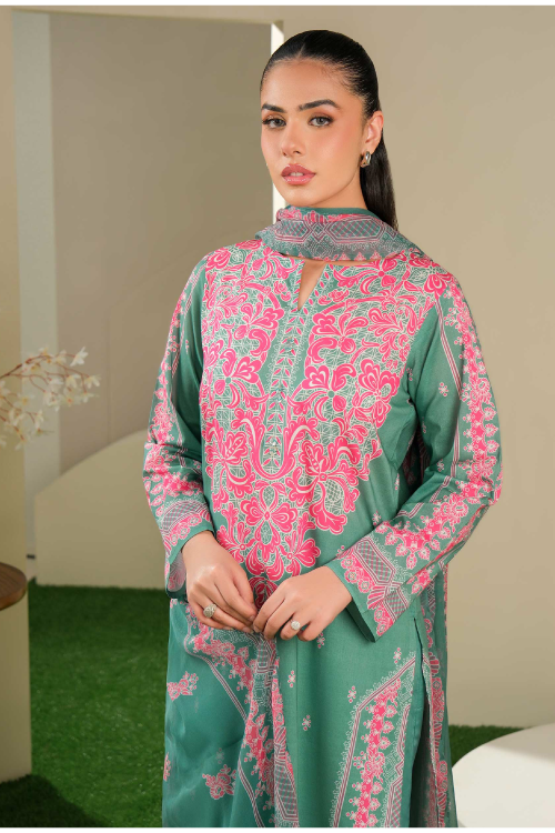 Limelight Summer Printed Lawn 3-Piece Green-U4079