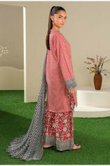Limelight Summer Printed Lawn 3-Piece Red-U4084