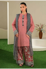 Limelight Summer Printed Lawn 3-Piece Red-U4084