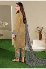 Limelight Summer Printed Lawn - Piece Yellow-U4084