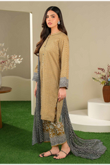 Limelight Summer Printed Lawn - Piece Yellow-U4084
