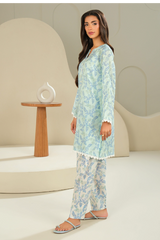 Limelight Summer Printed Lawn 2-Piece Blue-U4242