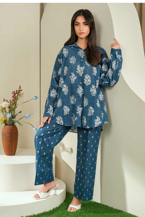 Limelight Summer Printed Lawn 2-Piece Blue-U4243