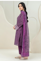 Limelight Summer Printed Lawn 3-Piece Purple-U4245