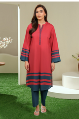 Limelight Summer Printed Lawn Shirt 1-Piece Red-U4273