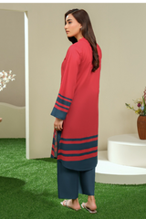 Limelight Summer Printed Lawn Shirt 1-Piece Red-U4273