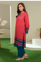 Limelight Summer Printed Lawn Shirt 1-Piece Red-U4273