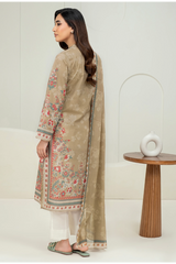 Limelight Summer Printed Lawn 2-Piece Beige-U4282
