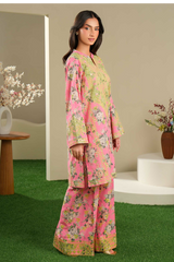 Limelight Summer Printed Cambric 2-Piece Pink-U4288