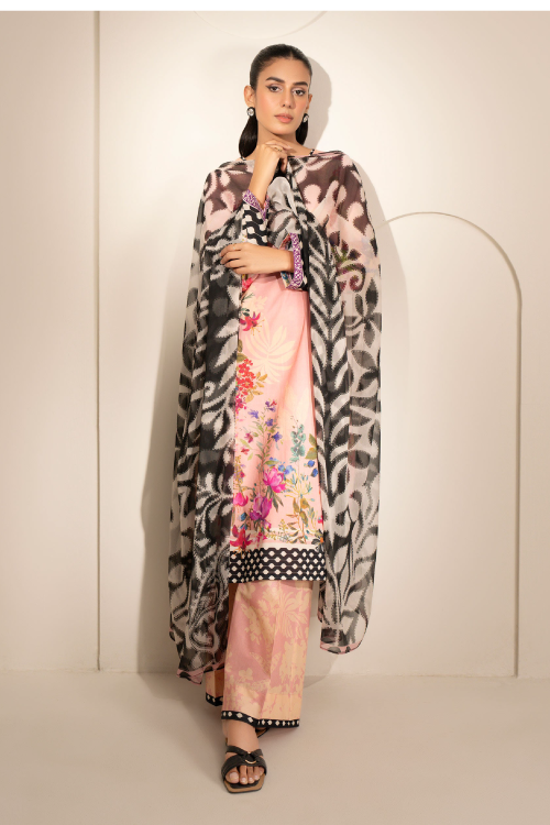Limelight Summer Printed Lawn 3-Piece Pink-U4300