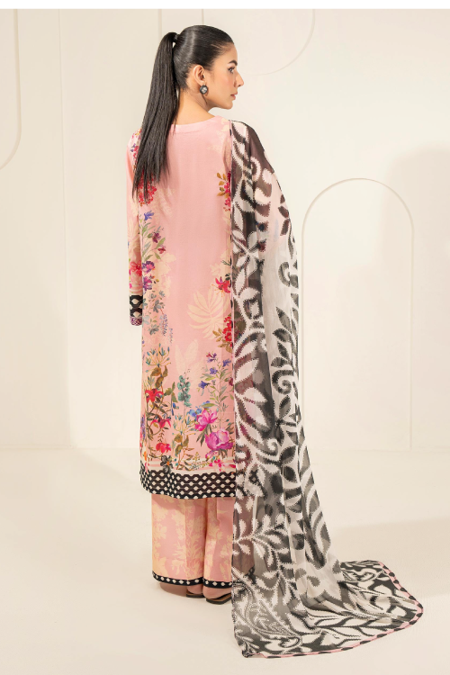 Limelight Summer Printed Lawn 3-Piece Pink-U4300