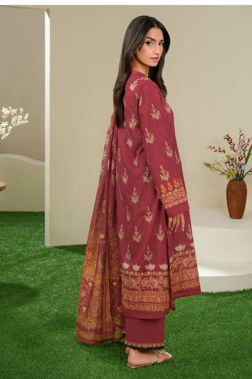 Limelight Summer Printed Lawn 3-Piece Red-U4305