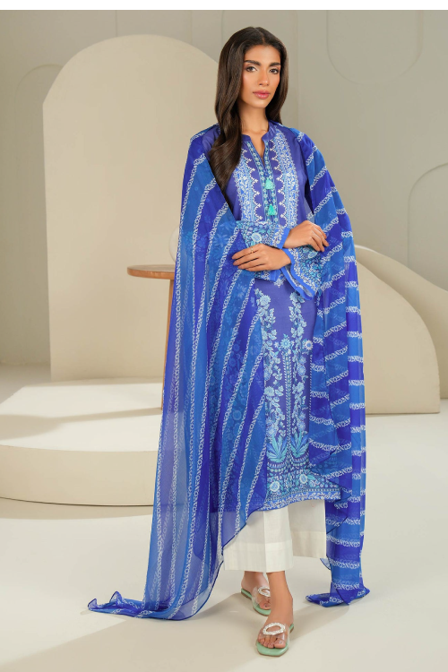 Limelight Summer Printed Lawn 2-Piece Blue-U4377
