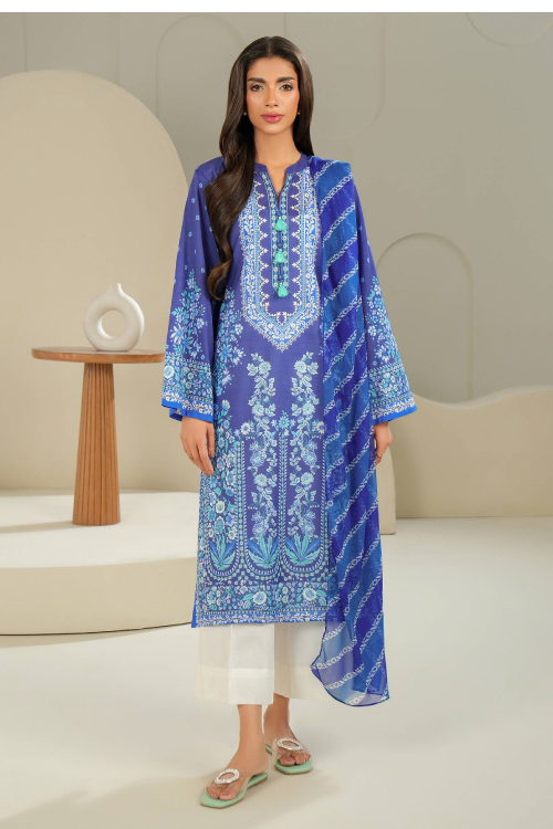 Limelight Summer Printed Lawn 2-Piece Blue-U4377