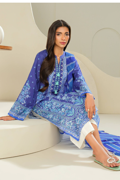 Limelight Summer Printed Lawn 2-Piece Blue-U4377